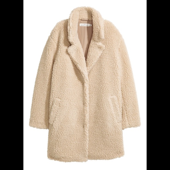 H&M Beige Teddy Jacket - Picture 3 of 12